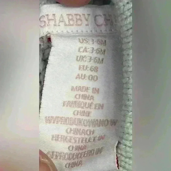 Shabby Chic Sweater Dress with Tights Size 3/6 months NWOT - Picture 4 of 6